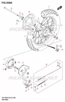 ROUE ARRIERE (DR Z125) pour Suzuki DR-Z 125 2025