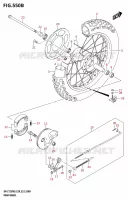 ROUE ARRIERE (DR Z125L) pour Suzuki DR-Z 125 2025