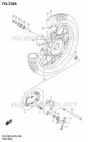ROUE AVANT (DR Z125) pour Suzuki DR-Z 125 2025