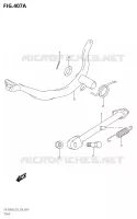 BEQUILLE pour Suzuki DR 50 2020