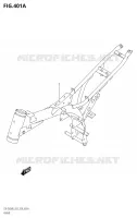 CADRE (DR Z50:M0:E03) pour Suzuki DR 50 2020