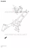 CADRE (DR Z50:M0:E28) pour Suzuki DR 50 2020