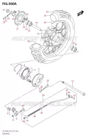 ROUE ARRIERE pour Suzuki DR 50 2020