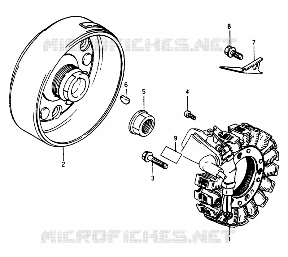 ALLUMAGE ROTOR - STATOR Suzuki QUAD 250 OZARK 1997  LT-F250V