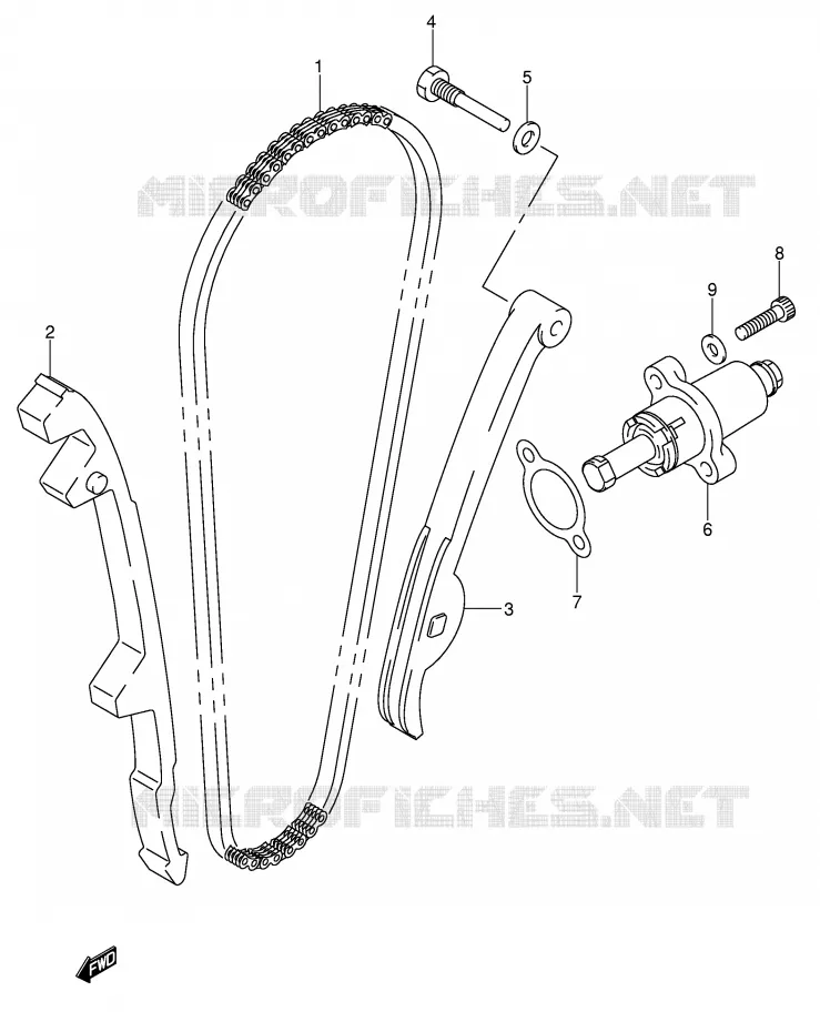 DISTRIBUTION Suzuki QUAD 500 KINGQUAD 2005  LT-A500FK5(P28/P33)