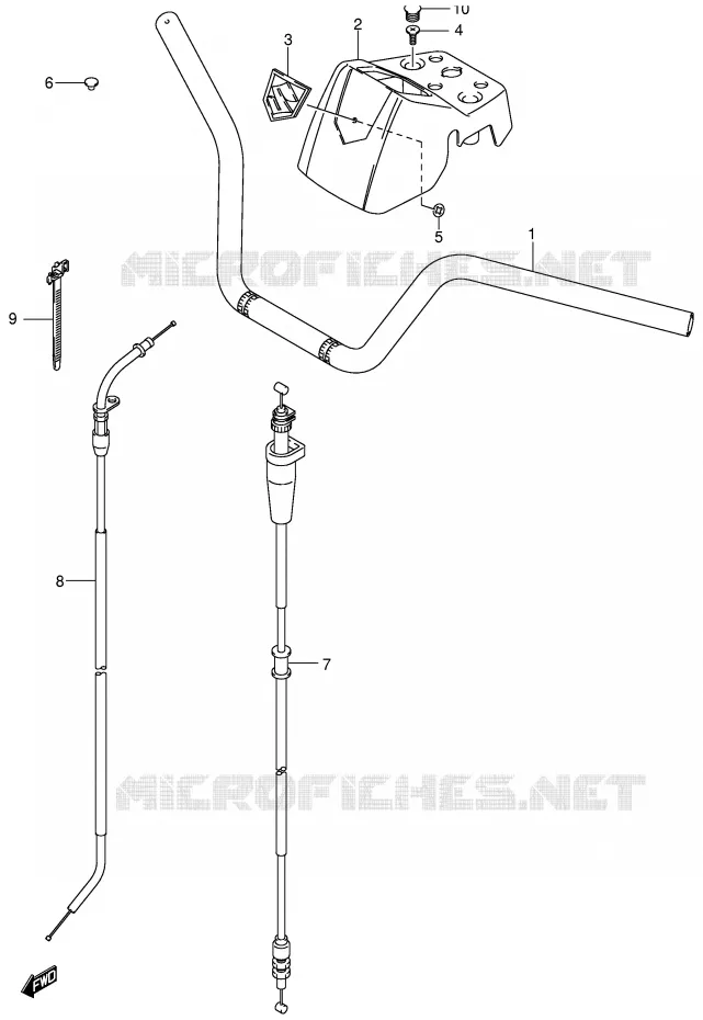GUIDON Suzuki QUAD 400 EIGER 2003  LT-F400K3(P24)