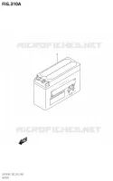 BATTERIE pour Suzuki DR 50 2021
