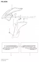 RESERVOIR D'ESSENCE   COUVERCLES pour Suzuki DR 50 2021