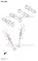 ARBRE A CAMES   SOUPAPES pour Suzuki BOULEVARD 1800 2018
