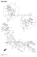 REPOSE PIEDS pour Suzuki BOULEVARD 1800 2018
