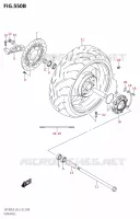 ROUE ARRIERE (VZR1800BZ:L8:E03) pour Suzuki BOULEVARD 1800 2018
