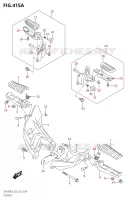 REPOSE PIEDS pour Suzuki BOULEVARD 1800 2019