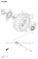 ROUE ARRIERE (VZR1800BZ:L9:E33) pour Suzuki BOULEVARD 1800 2019