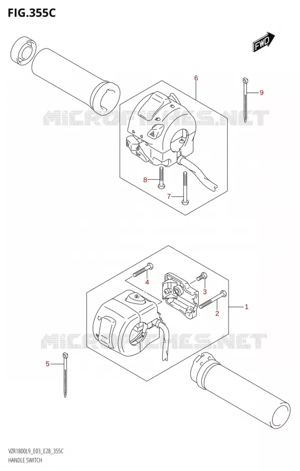 COMMODOS (VZR1800BZ:L9:E28) Suzuki MOTO 1800 BOULEVARD 2019  VZR1800 2019 L9 (E28)