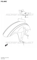 GARDE BOUE AVANT (SEE NOTE 1) pour Suzuki BOULEVARD 1800 2021