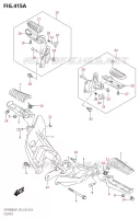 REPOSE PIED pour Suzuki BOULEVARD 1800 2021