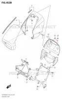 SUPPORT   CARENAGES DE PHARE (SEE NOTE 1) pour Suzuki BOULEVARD 1800 2021