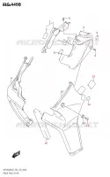 COUVERCLES DE CADRE AVANT pour Suzuki BOULEVARD 1800 2022