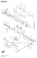ENSEMBLE DE SELECTION DE VITESSES pour Suzuki BOULEVARD 1800 2022