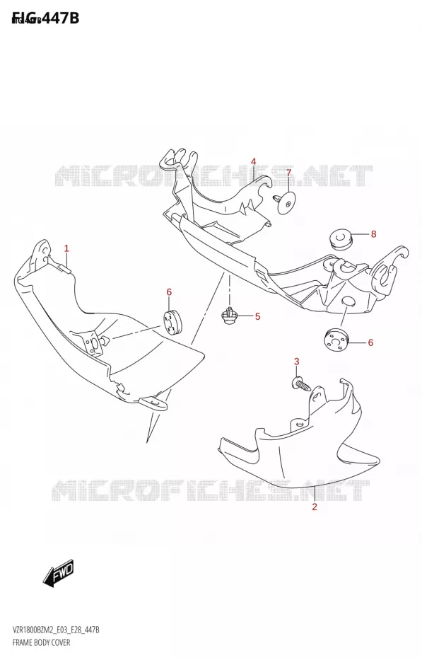 CARENAGES Suzuki MOTO 1800 BOULEVARD 2022  VZR1800BZ 2022 M2 (E28)