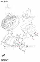 CRANKCASE COVER (VZR1800BZ) pour Suzuki BOULEVARD 1800 2025