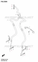 FRONT BRAKE HOSE pour Suzuki BOULEVARD 1800 2025