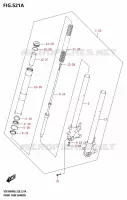 FRONT FORK DAMPER (VZR1800) pour Suzuki BOULEVARD 1800 2025