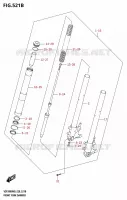 FRONT FORK DAMPER (VZR1800BZ) pour Suzuki BOULEVARD 1800 2025