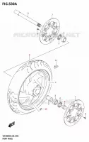FRONT WHEEL pour Suzuki BOULEVARD 1800 2025