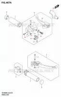 HANDLE LEVER (VZR1800) pour Suzuki BOULEVARD 1800 2025
