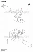 HANDLE SWITCH (VZR1800) pour Suzuki BOULEVARD 1800 2025