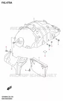REAR FENDER BRACE pour Suzuki BOULEVARD 1800 2025
