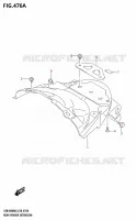 REAR FENDER EXTENSION pour Suzuki BOULEVARD 1800 2025