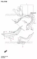 REAR FENDER (VZR1800BZ) pour Suzuki BOULEVARD 1800 2025