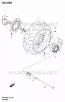 REAR WHEEL pour Suzuki BOULEVARD 1800 2025