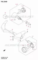 TURNSIGNAL LAMP (VZR1800BZ) pour Suzuki BOULEVARD 1800 2025
