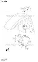 GARDE BOUE AVANT (VL800T:L8:E33) pour Suzuki BOULEVARD 800 2018