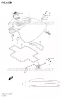 RESERVOIR D'ESSENCE (VL800:L8:E28) pour Suzuki BOULEVARD 800 2018