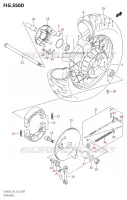 ROUE ARRIERE (VL800T:L8:E03) pour Suzuki BOULEVARD 800 2018