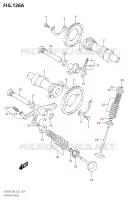 ARBRE A CAMES   SOUPAPES pour Suzuki BOULEVARD 800 2019