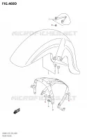 GARDE BOUE AVANT (VL800T:L9:E03) pour Suzuki BOULEVARD 800 2019
