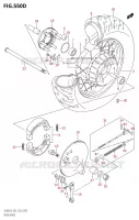 ROUE ARRIERE (VL800T:L9:E03) pour Suzuki BOULEVARD 800 2019