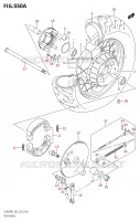 ROUE ARRIERE (VL800) pour Suzuki BOULEVARD 800 2020