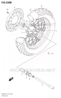 ROUE AVANT (VL800T) pour Suzuki BOULEVARD 800 2020