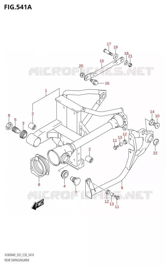 BRAS OSCILLANT Suzuki MOTO 800 BOULEVARD 2020  VL800 2020 M0 (E28)