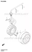 ALLUMAGE ROTOR   STATOR pour Suzuki BURGMAN 400 2024