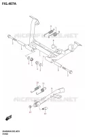 BEQUILLE pour Suzuki BURGMAN 400 2024