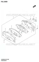 COMPTEUR (E02) pour Suzuki BURGMAN 400 2024