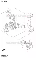 CORPS DE PAPILLON pour Suzuki BURGMAN 400 2024