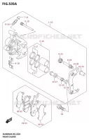 ETRIER DE FREIN AVANT pour Suzuki BURGMAN 400 2024